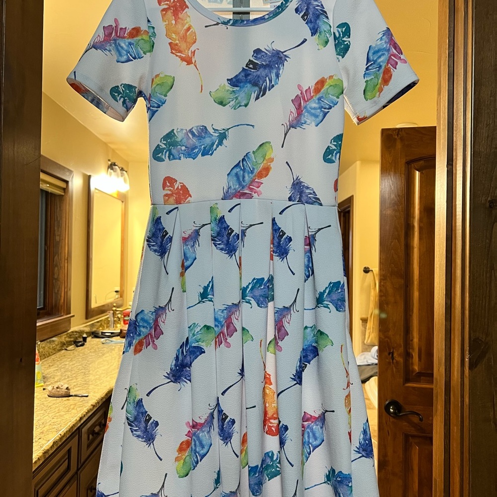 Unicorn Watercolor Feather Amelia